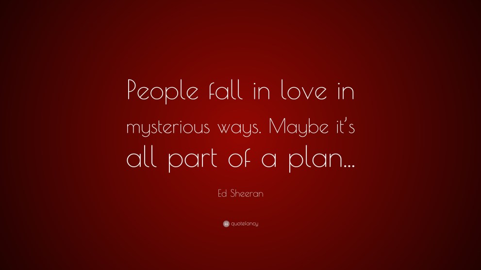 People fall in love
