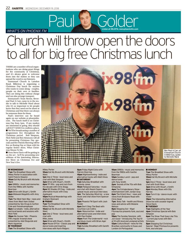 Gazette - December 2018