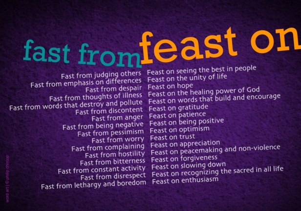 Fast Feast Lent