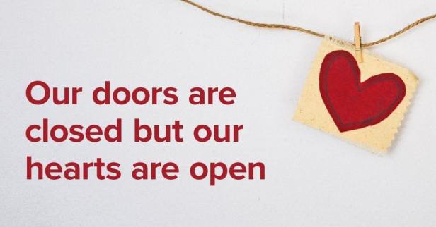 doors closed hearts open