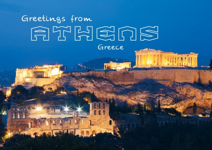 Athens postcard