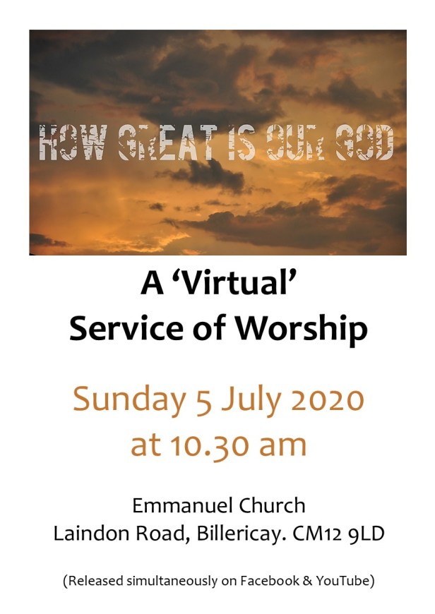 Virtual Worship Sunday 5 July 2020