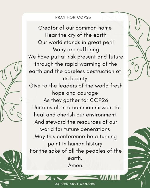 Prayer for cop26