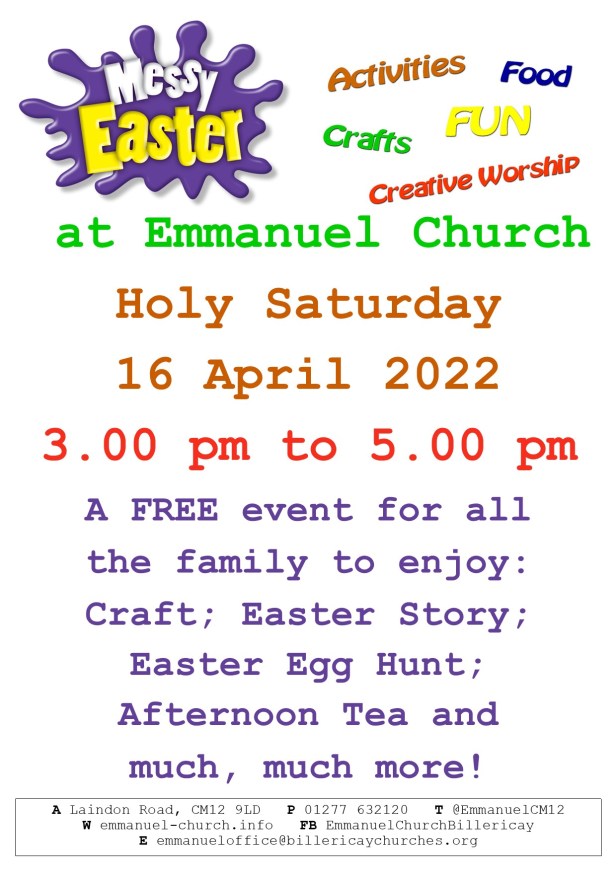 Messy Easter Poster 2022