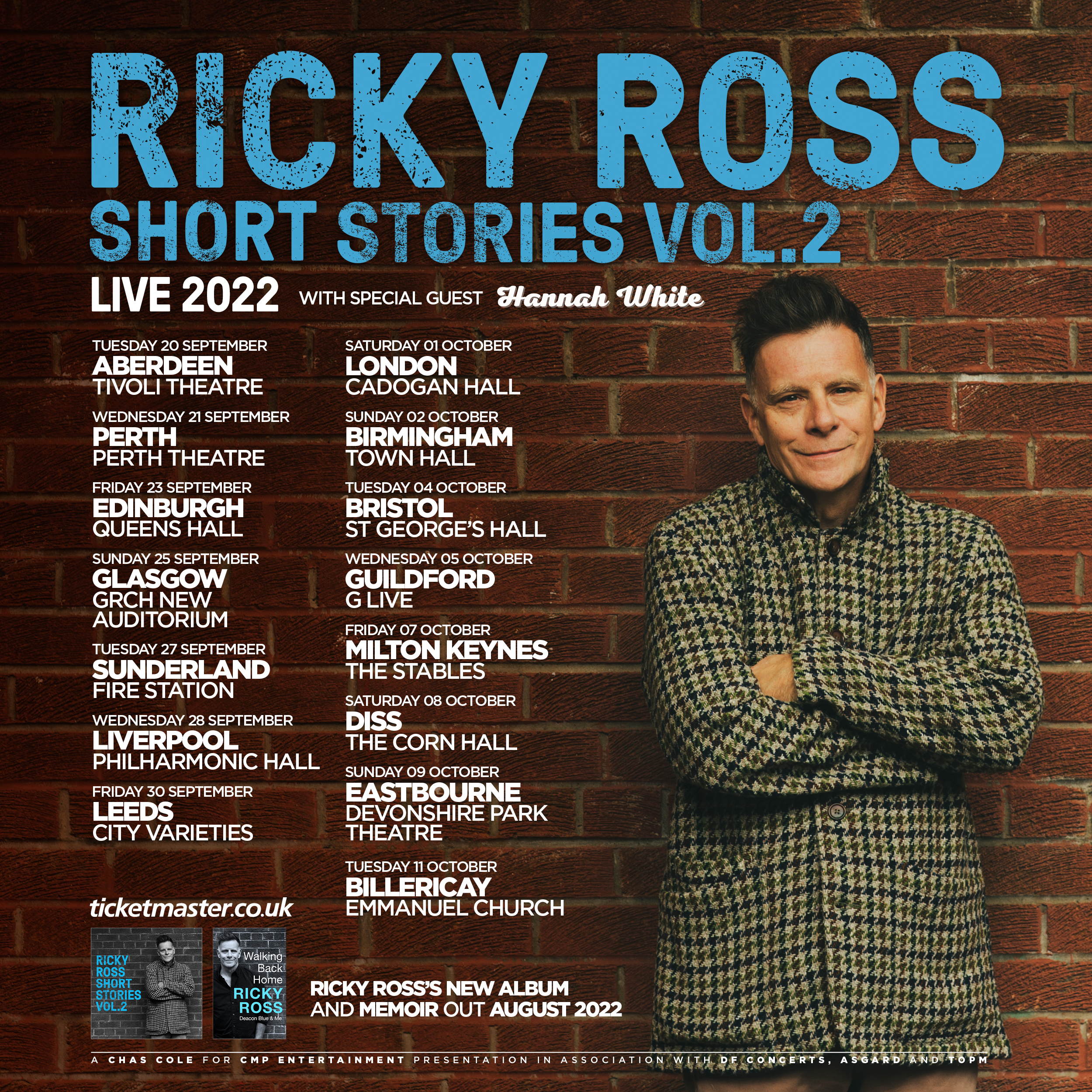 Ricky Ross Tour Poster with Hannah White - square low (003)