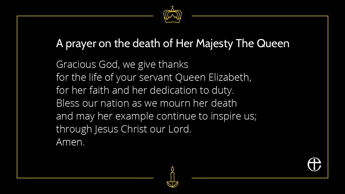 CofE prayer on death