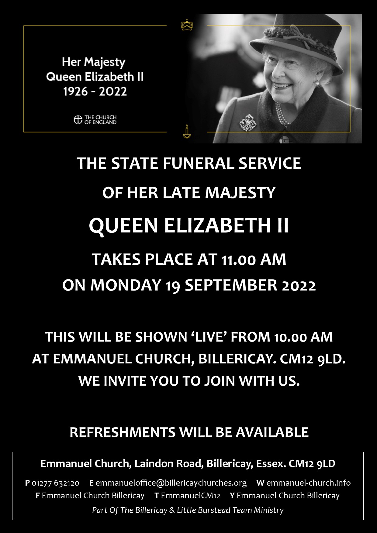 Funeral Poster
