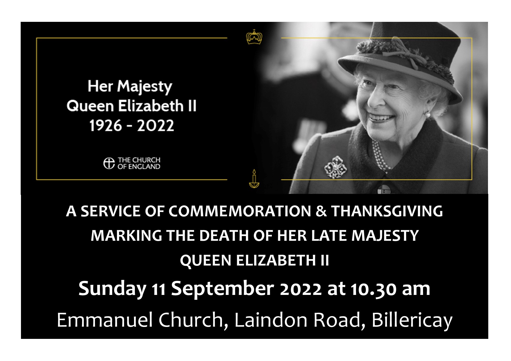 Sunday service 11 Sept