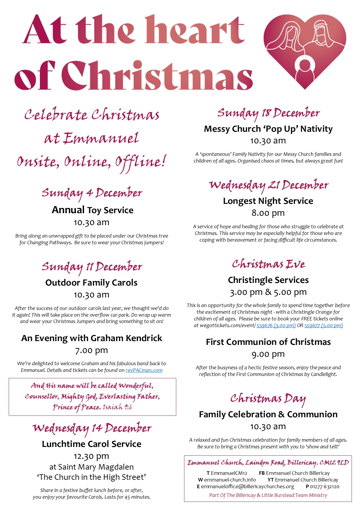 Christmas Poster 2022 (A4)