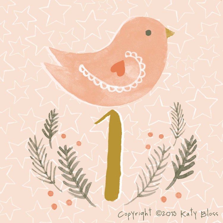 Katy Bloss Illustrated Advent Day 1