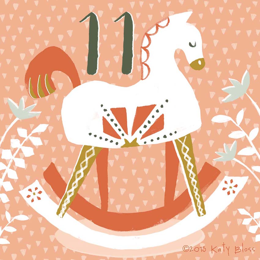 Katy Bloss Illustrated Advent Calendar Day 11