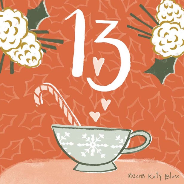 Katy Bloss Illustrated Advent Calendar Day 14