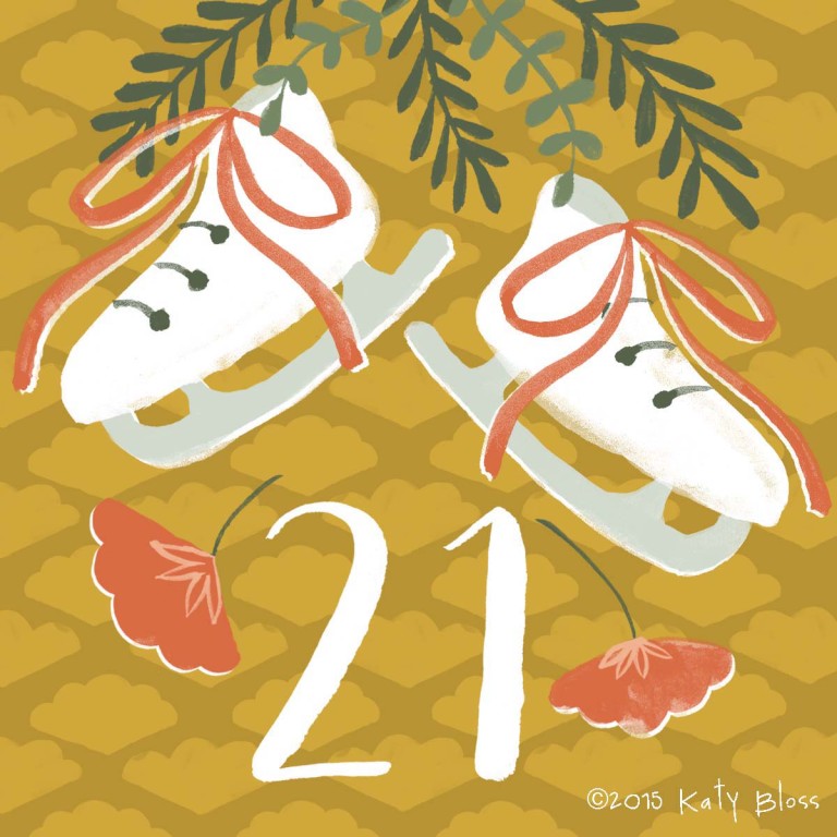 Katy Bloss Illustrated Advent Calendar Day 21