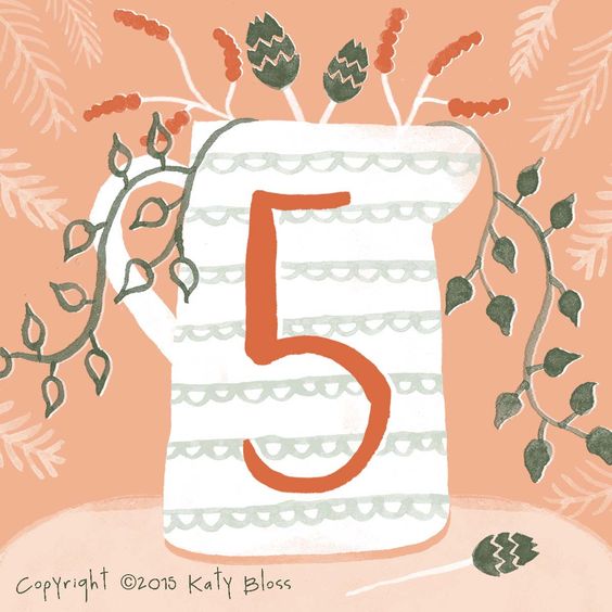 Katy Bloss Illustrated Advent Calendar Day 5