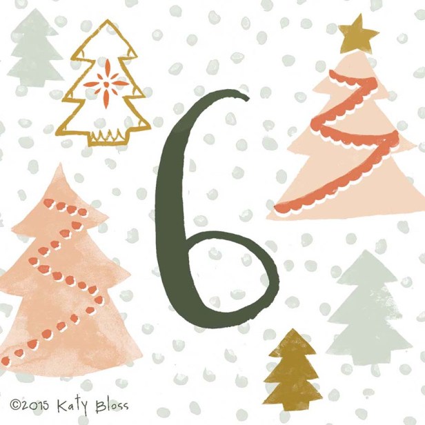 Katy Bloss Illustrated Advent Calendar Day 6