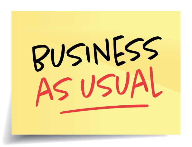 business as usual