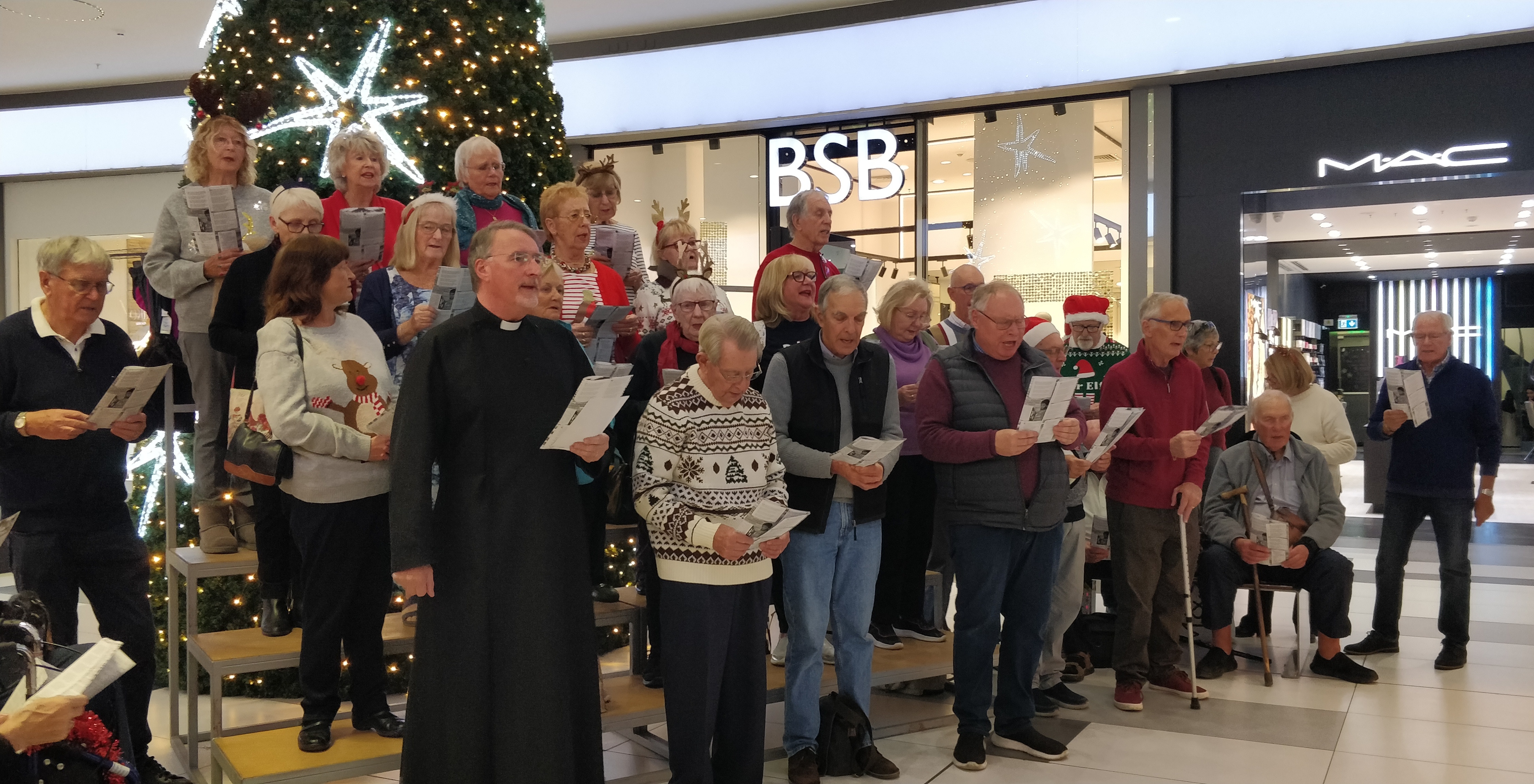 Carol Singing Mall