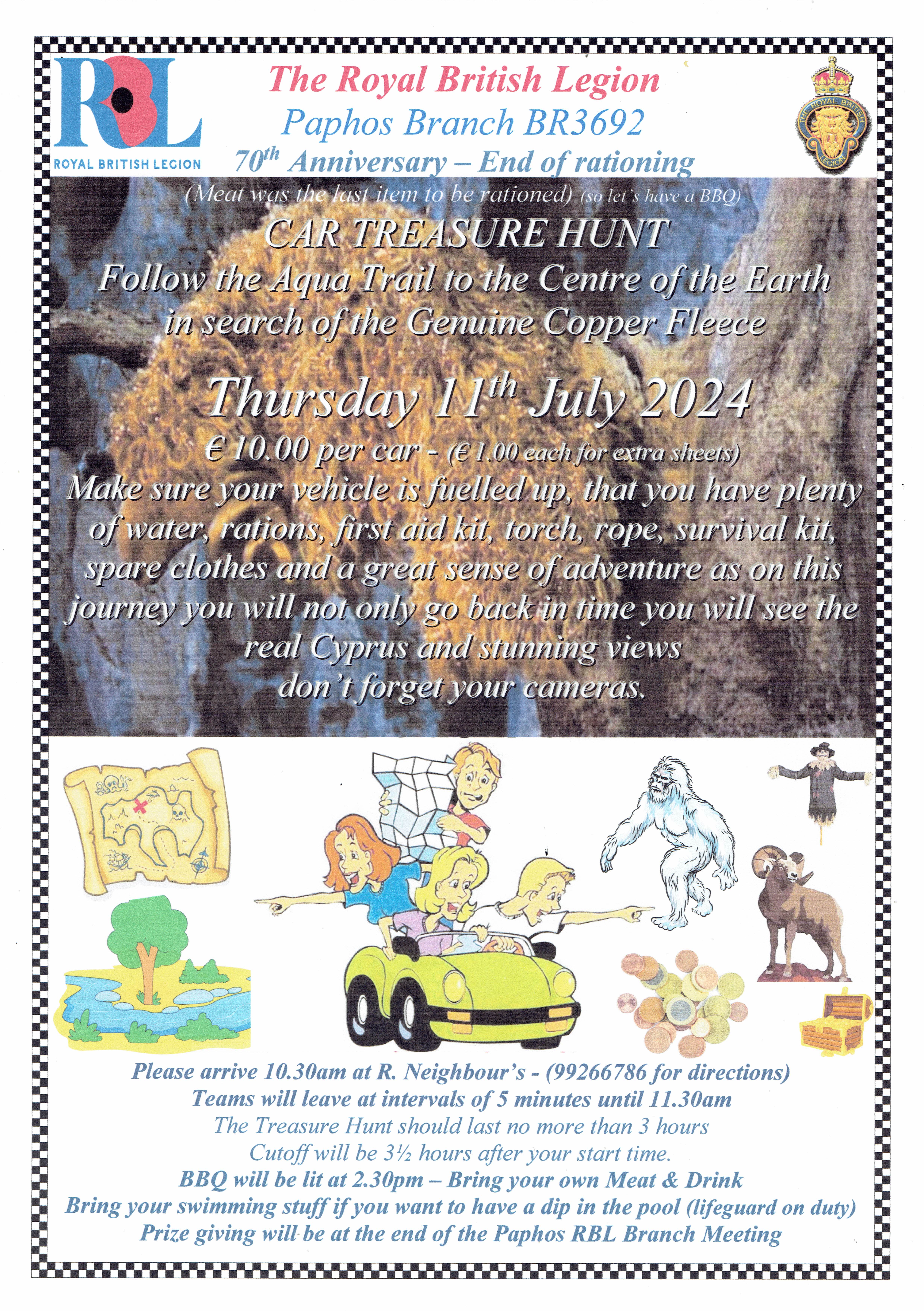 Treasure Hunt Thur 11 Jul
